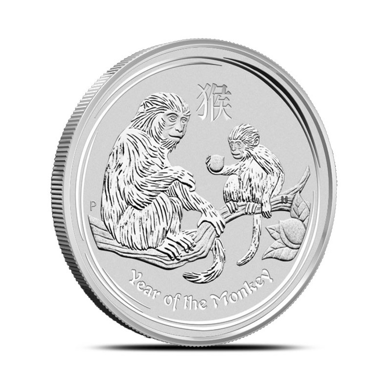 10-uncjowa moneta w kapslu o nominale 10$ Lunar II Rok Małpy wydana w Australii w 2016 roku.
Monety w stanie menniczym.
Opakowanie: kapsel