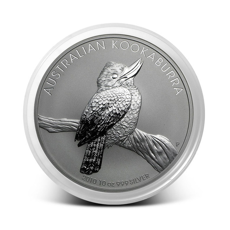 10-uncjowa moneta srebrna o nominale 10 $ KOOKABURRA wydana w Australii w 2010 roku.
Moneta w stanie menniczym, wysyłana w kapslu.