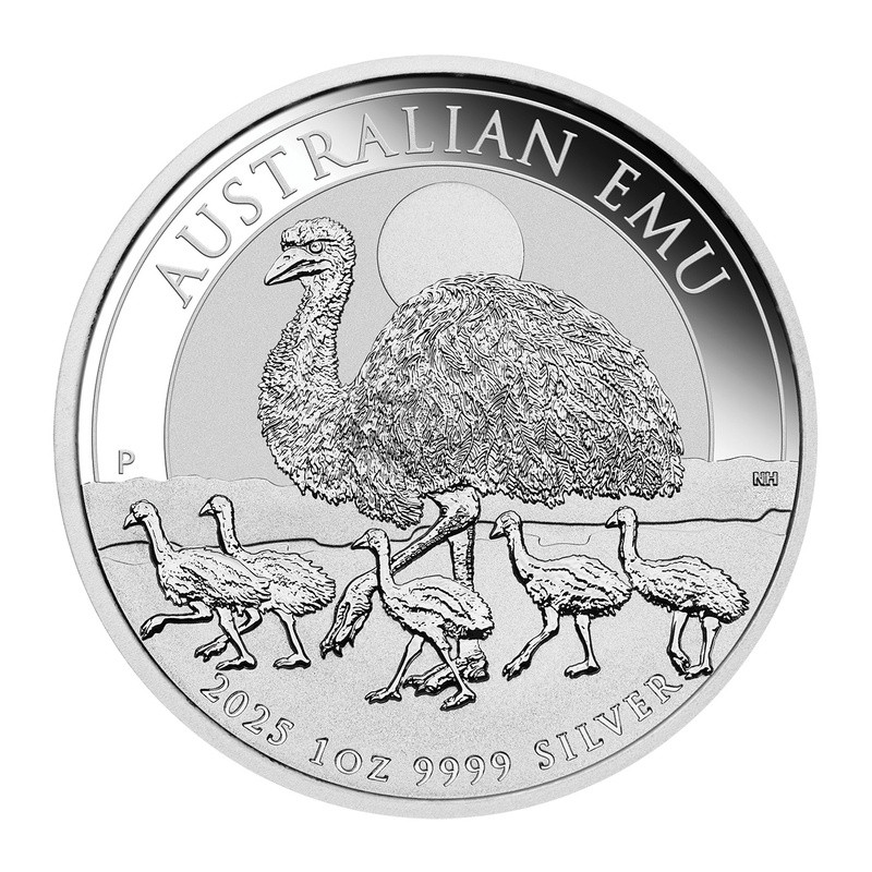 1-uncjowa moneta w kapslu o nominale 1$ EMU wydana w Australii w 2025 roku.
Monety w stanie menniczym.
Opakowanie: kapsel
Limitowany nakład 30.000