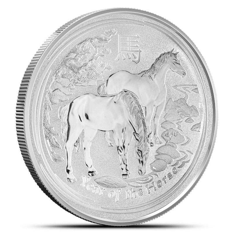 1/2-uncjowa moneta Rok Konia wydana w Australii w 2014 roku
Monety w stanie menniczym wysyłane w kapslach.