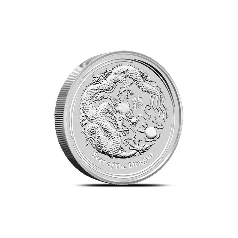 1/2-uncjowa moneta Rok Smoka wydana w Australii w 2012 roku
Monety w stanie menniczym wysyłane w kapslach.