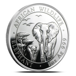 Somalijski Słoń 2015 - 1 uncja srebra