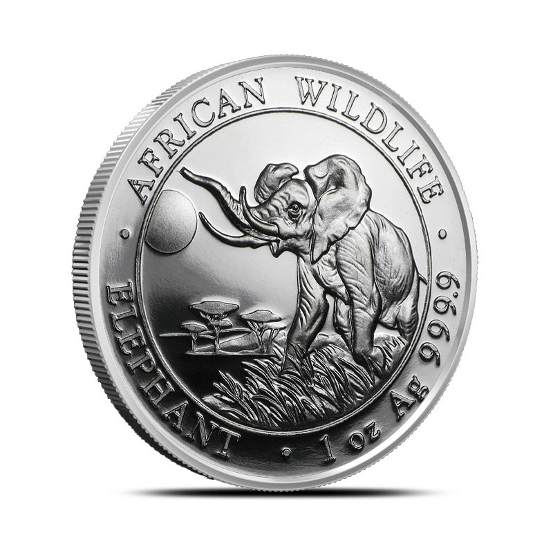 1-uncjowa moneta o nominale 100 shillings ELEPHANT wydana w Somalii w 2016 roku.
Milk spoty
Opakowanie: kapsel
