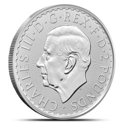 1-uncjowa moneta Britannia wydana w Wielkiej Brytanii w 2026 roku.
Monety w stanie menniczym.