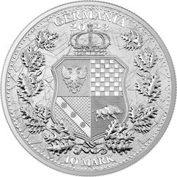 2-uncjowa moneta Galia i Germania wydana przez Germania Mint w 2023 roku.
Monety w stanie menniczym wysyłane w blisterpacku z kapslem i certyfikatem