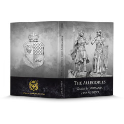 2-uncjowa moneta Galia i Germania wydana przez Germania Mint w 2023 roku.
Monety w stanie menniczym wysyłane w blisterpacku z kapslem i certyfikatem