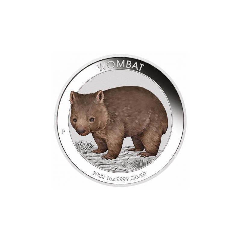 1-uncjowa moneta Wombat wydana w Australii w 2022 roku w wersji kolorowej.
Opakowanie: blister
Nakład: 2.500