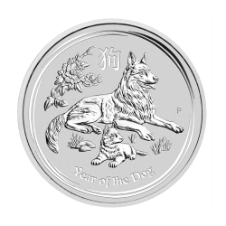 Lunar II: Rok Psa 2018 - 1 uncja srebra