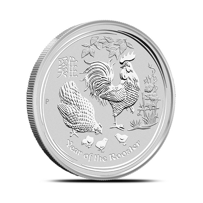 1/2-uncjowa moneta Rok Koguta wydana w Australii w 2017 roku.
Monety w stanie menniczym wysyłane w kapslach.