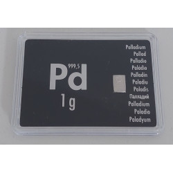 Valcambi  - sztabka 1 gram palladu