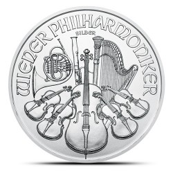 Wiedeńscy Filharmonicy różne roczniki - 1 uncja srebra