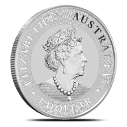 1-uncjowa moneta o nominale 1$ KANGAROO wydana w Australii w 2019 roku.
Stan bardzo dobry