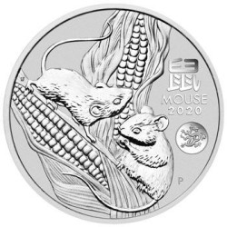 Lunar III: Rok Myszy 2020 - 1 uncja srebra privy mark