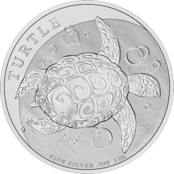 Niue - Turtle 2022 - moneta 1 uncja srebra
