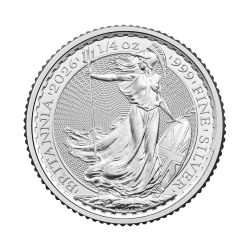 Britannia 2026 - moneta 1/4 uncji srebra