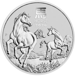 Lunar III: Rok Konia 2026 - 2 uncje srebra