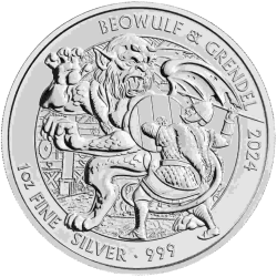 Beowulf i Grandel 2024 - 1 uncja srebra