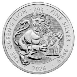 Queen's Lion 2026 - Bestie Tudorów - moneta 2 uncje srebra