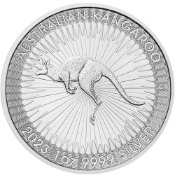 1-uncjowa moneta o nominale 1$ KANGAROO wydana w Australii w 2023 roku.
Stan: bardzo dobry