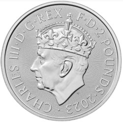 Britannia 2023 Koronacja - 1 uncja srebra
