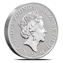 2-uncjowa moneta White Greyhound of Richmond wydana w Wielkiej Brytanii w 2021 roku.
Monety w stanie menniczym.


