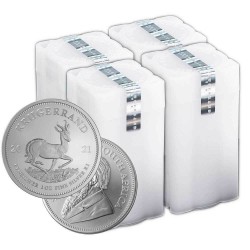 100 uncji srebra Krugerrand 2025 - 4 tuby